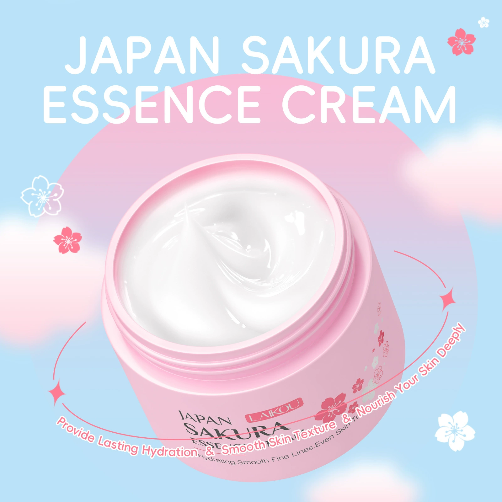 LAIKOU Japan Sakura Face Cream – Skincare Vitamin C recenzja i cena
