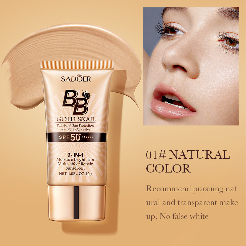 SADOER Gold Snail Sunscreen BB – Spf 50 Sunscreen recenzja i cena