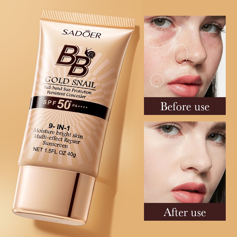 SADOER Gold Snail Sunscreen BB – Spf 50 Sunscreen recenzja i cena