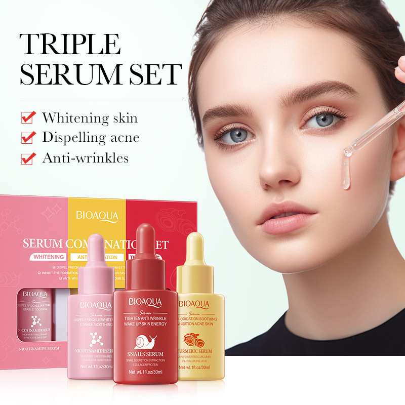 3pcs/set BIOAQUA Vitamin C Ret – Skincare Vitamin C recenzja i cena
