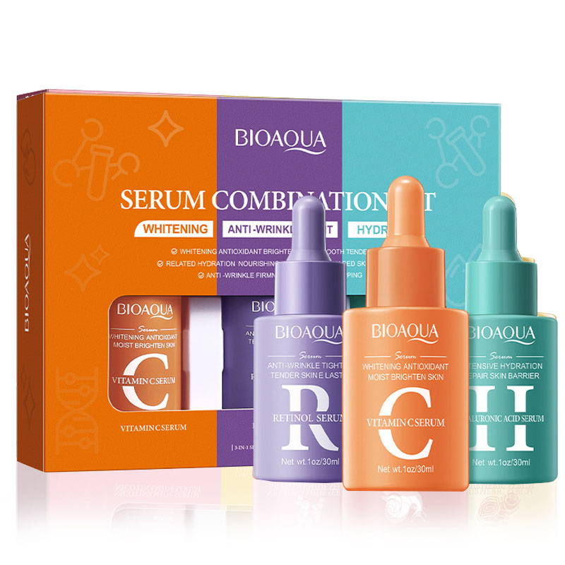 3pcs/set BIOAQUA Vitamin C Ret – Skincare Vitamin C recenzja i cena