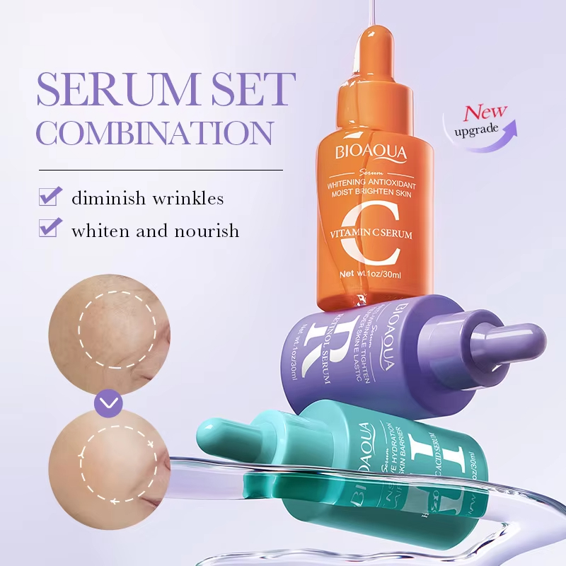 3pcs/set BIOAQUA Vitamin C Ret – Skincare Vitamin C recenzja i cena