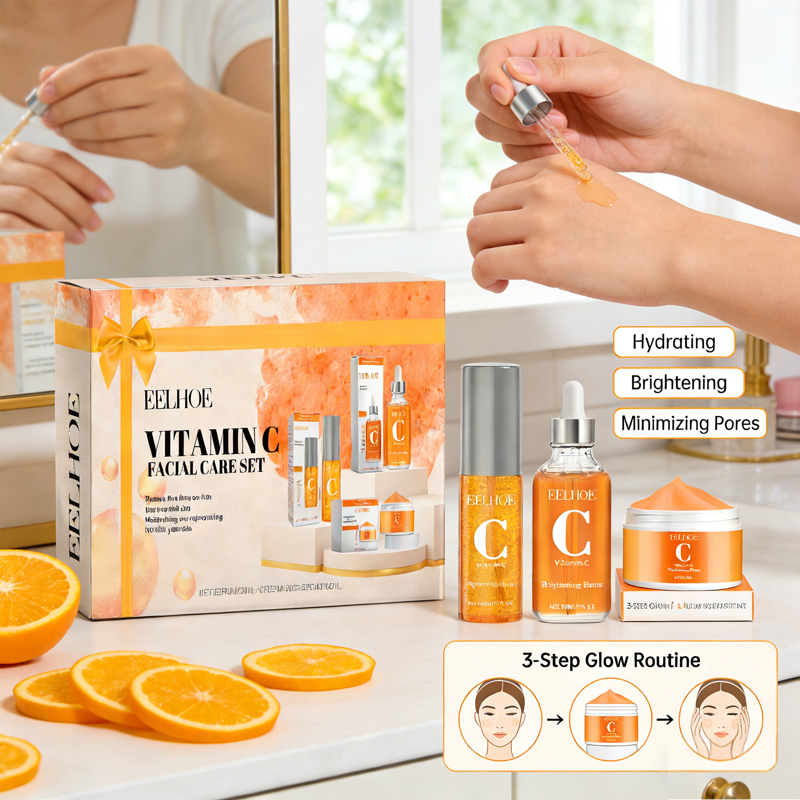 Vitamin C Facial Care Set Enha – Skincare Vitamin C recenzja i cena