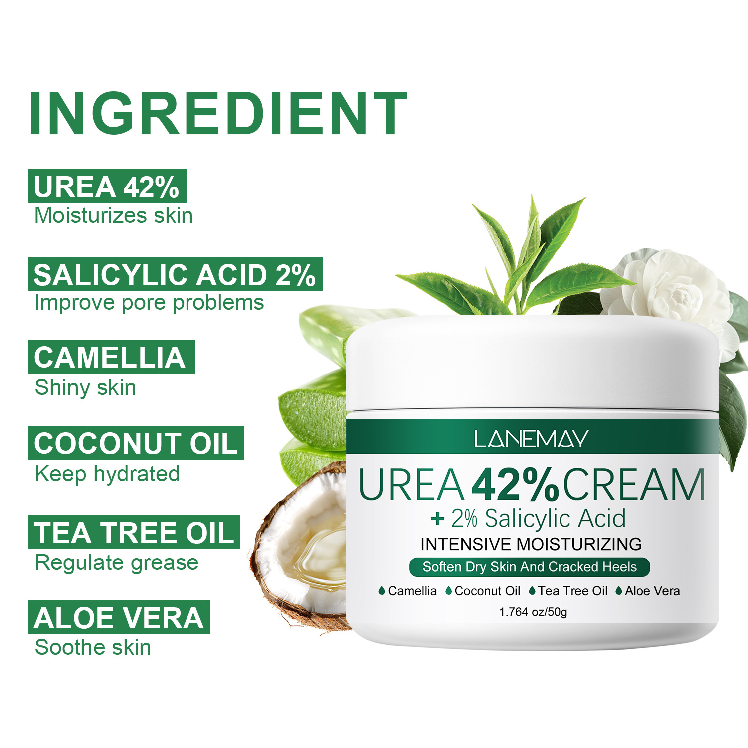 2PCS New 42% Urea Cream + 2% S – Urea Foot Cream recenzja i cena