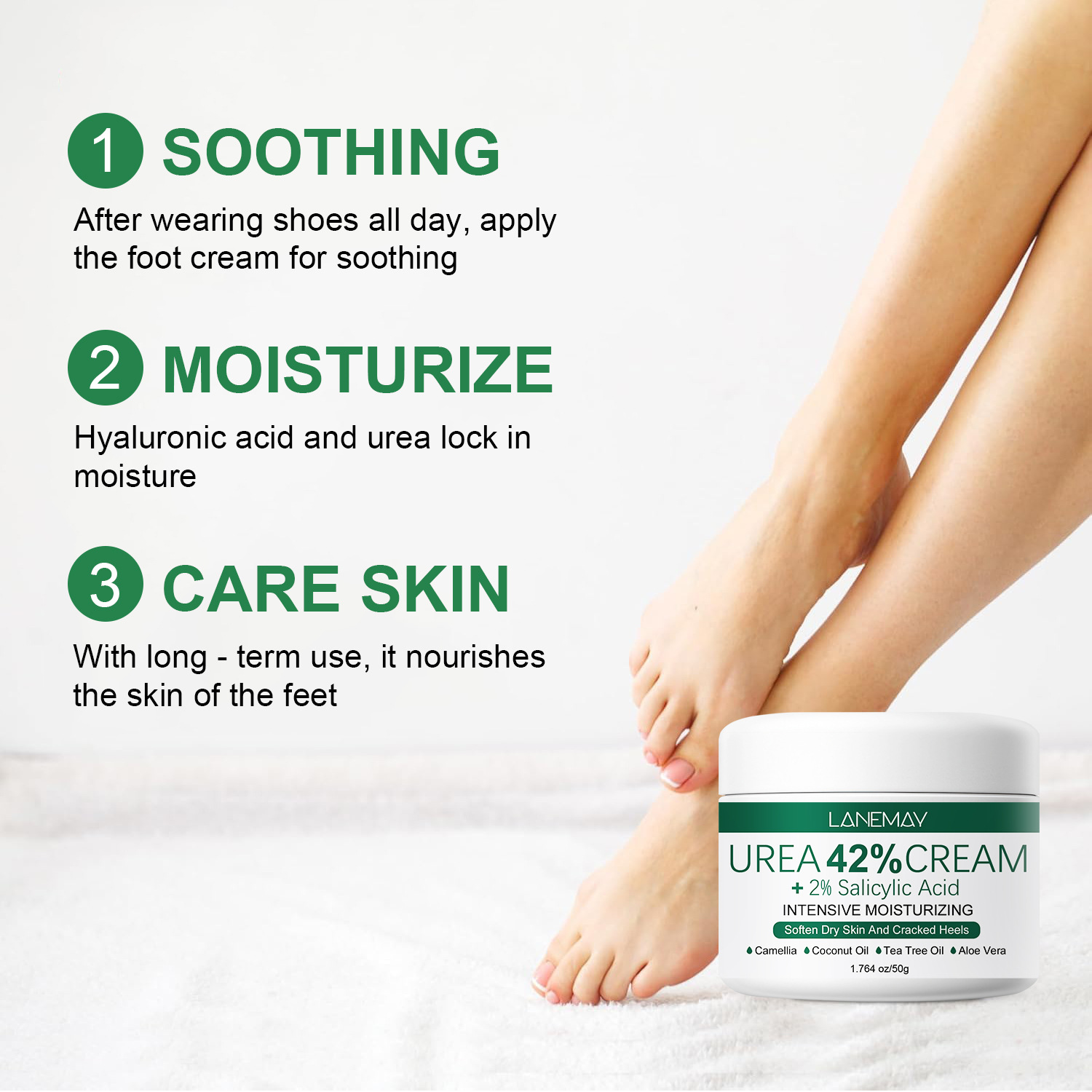 2PCS New 42% Urea Cream + 2% S – Urea Foot Cream recenzja i cena